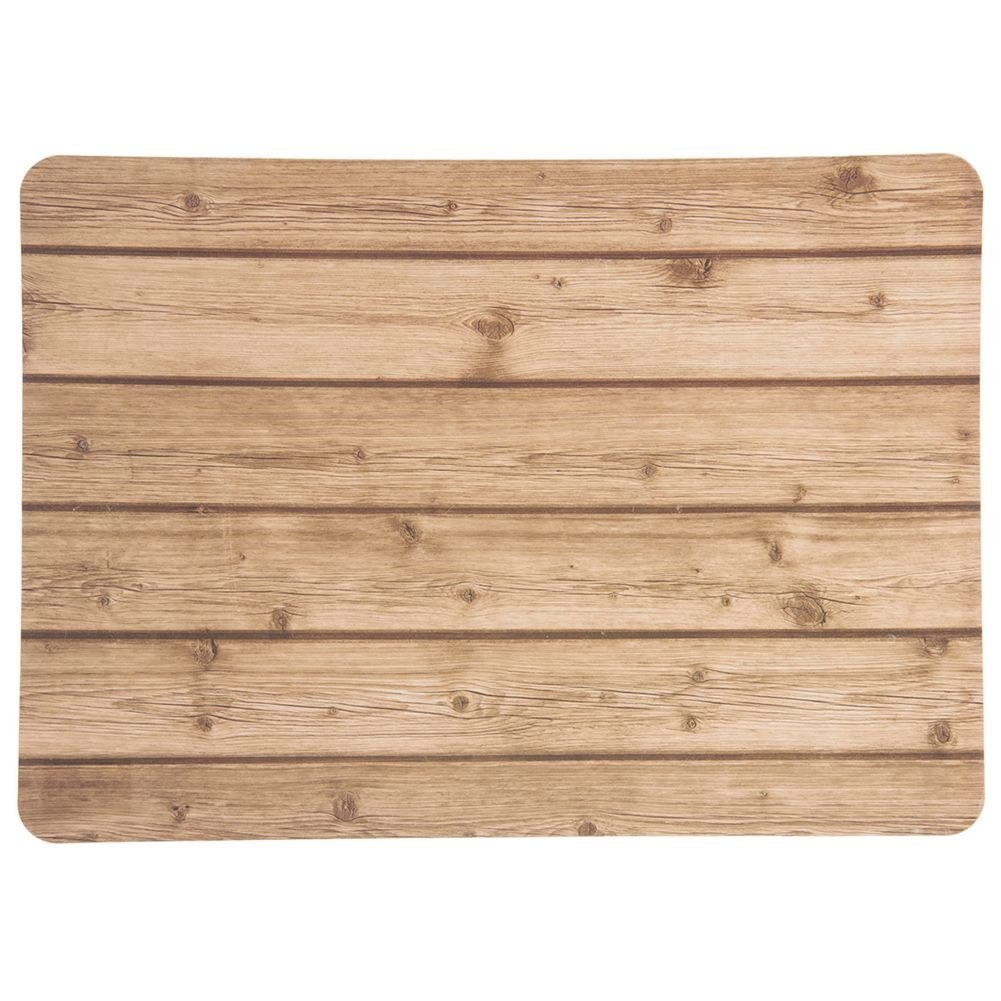 Podkładka na Stół Wzór Deska Jasna 43 x 30 cm ORION Mata PCV - obrazek 3