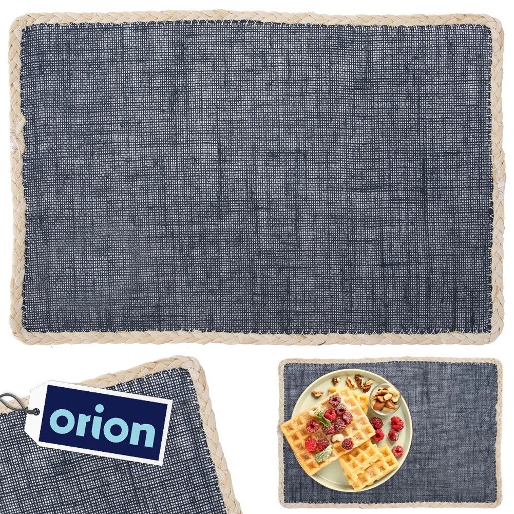 Podkładka na Stół Granatowa Boho 45 x 30 cm ORION Dekoracyjna Mata - obrazek 4