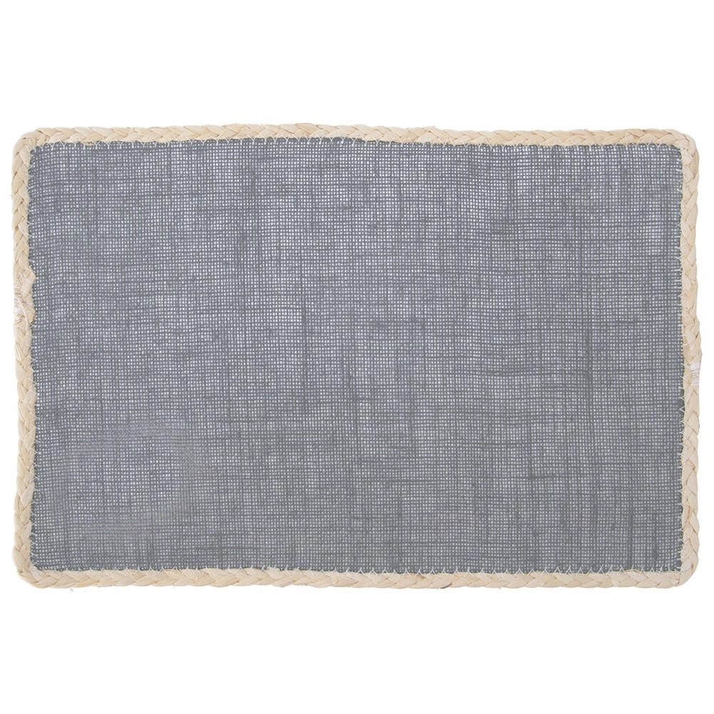 Podkładka na Stół Szara Boho 45 x 30 cm ORION Dekoracyjna Mata