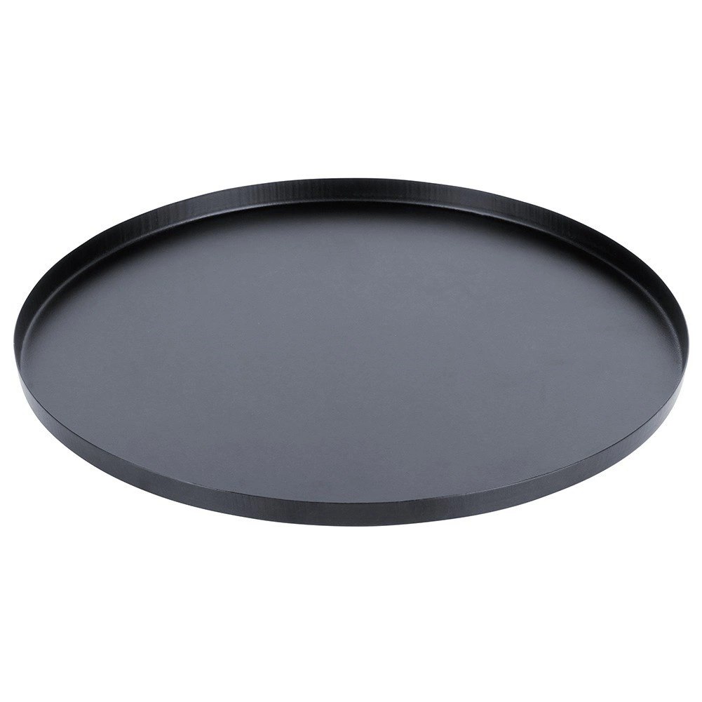 Podstawka pod Kompozycje Okrągła Metalowa 30 cm VILDE Czarna Matowa - obrazek 3