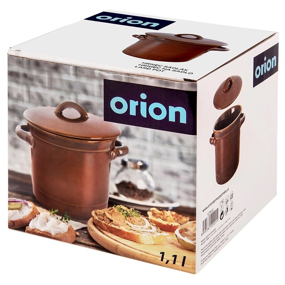 Pojemnik Garnek do Kiszenia Marynowania Ceramiczny z Pokrywką ORION 1 l - obrazek 7