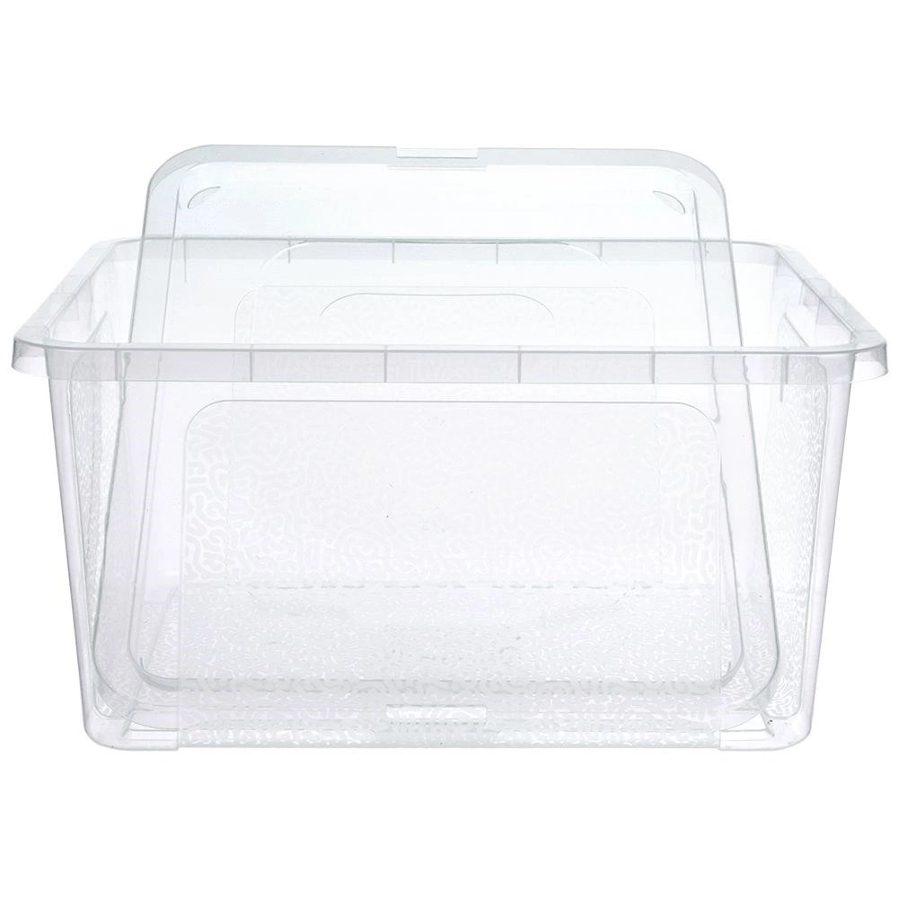 Pojemnik do Przechowywania z Pokrywką 20 L VILDE Organizer 40 x 33 x 20 cm - obrazek 7