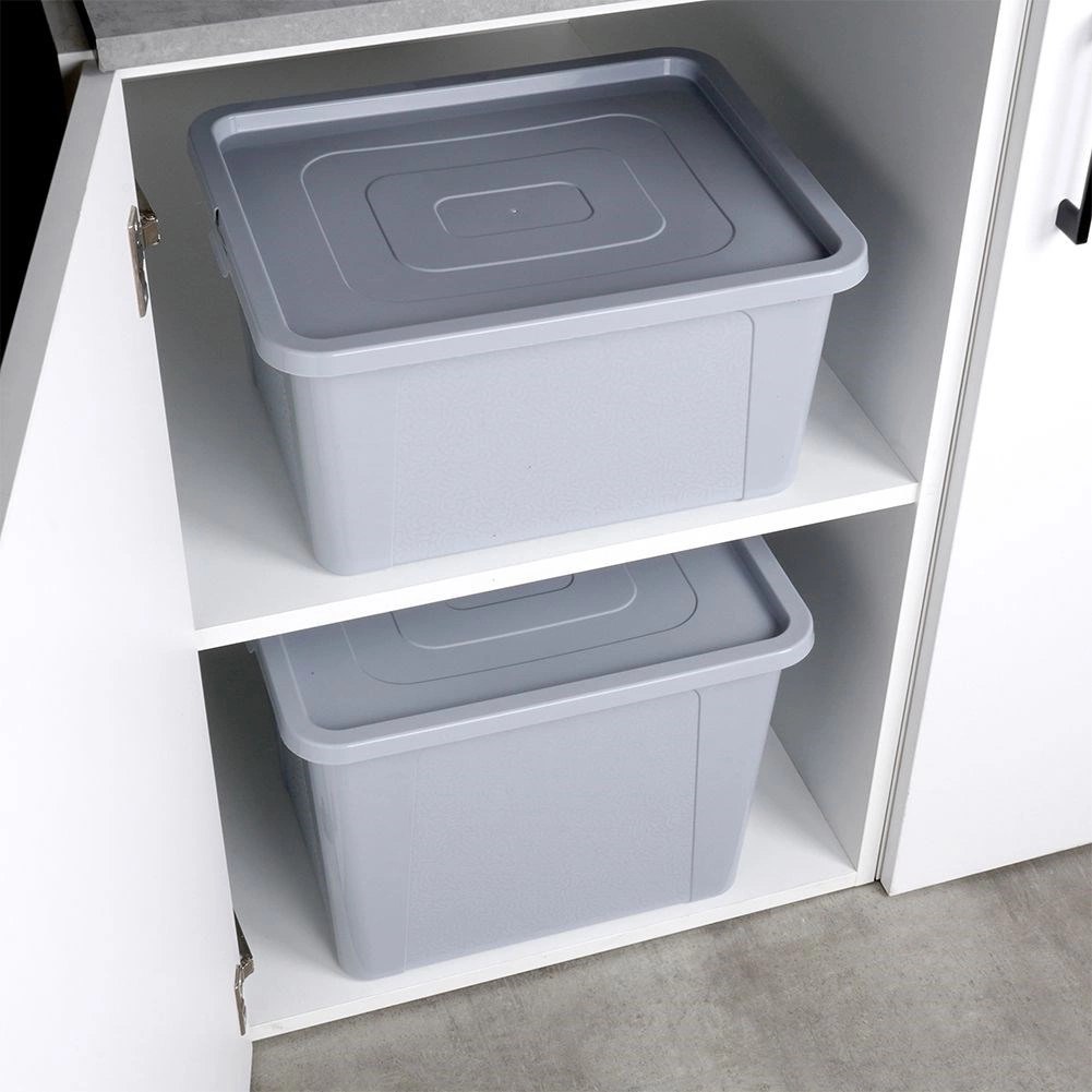 Pojemnik do Przechowywania Uniwersalny Plastikowy z Pokrywką VILDE 30 l - obrazek 6