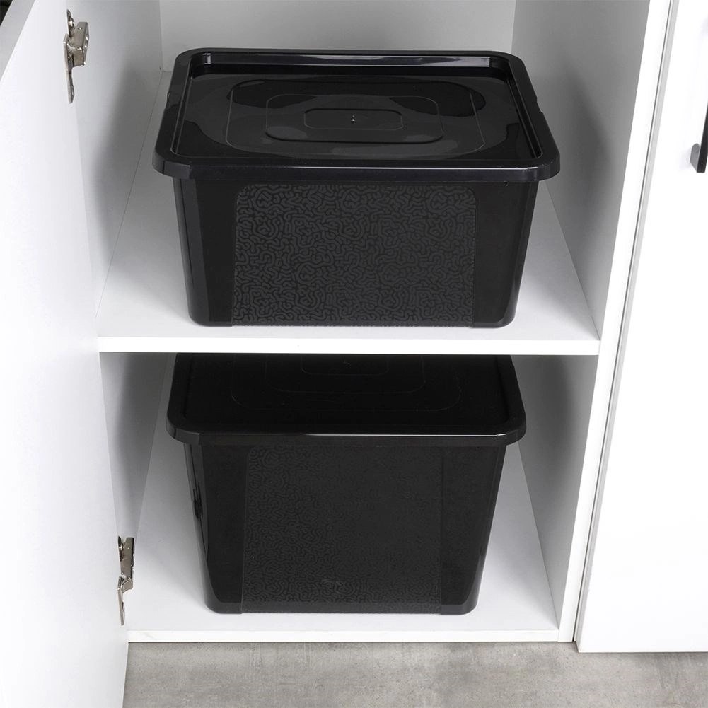 Pojemnik do Przechowywania Uniwersalny Plastikowy z Pokrywką VILDE 30 l - obrazek 14