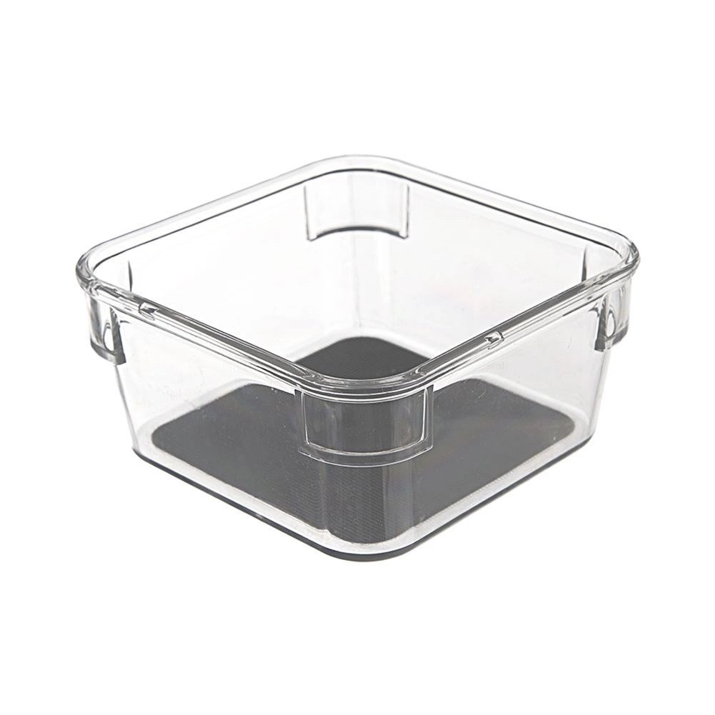 Pojemnik Organizer Szuflady GREY Mały 9 x 9 x 4,5 cm ORION Antypoślizgowy