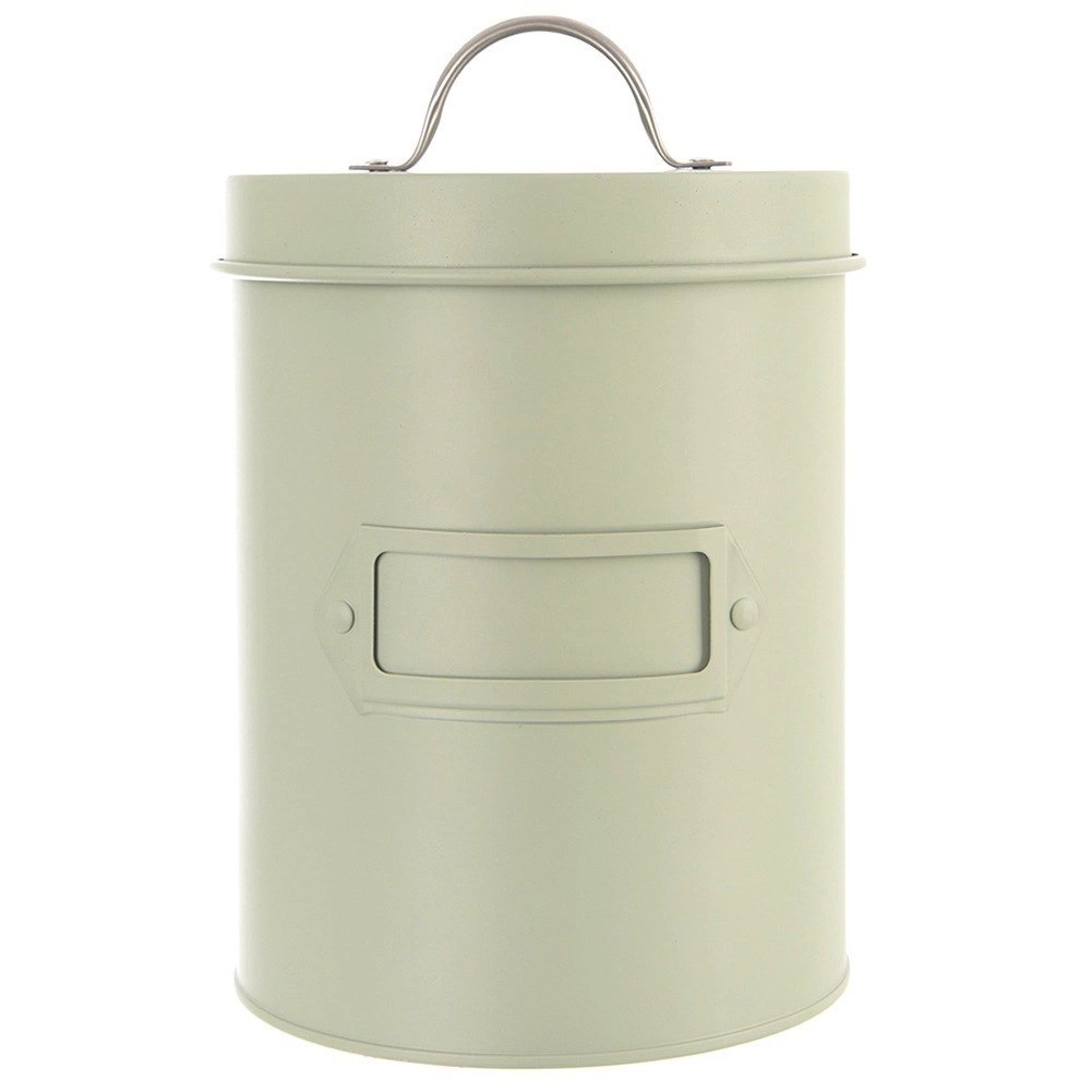 Puszka Pojemnik Metalowy GREENISH 1,3 L 11,5 x 18,5 cm ORION Zielony - obrazek 4