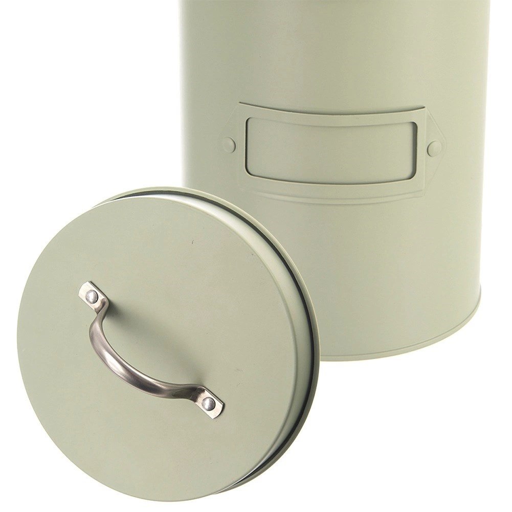 Puszka Pojemnik Metalowy GREENISH 1,3 L 11,5 x 18,5 cm ORION Zielony - obrazek 6