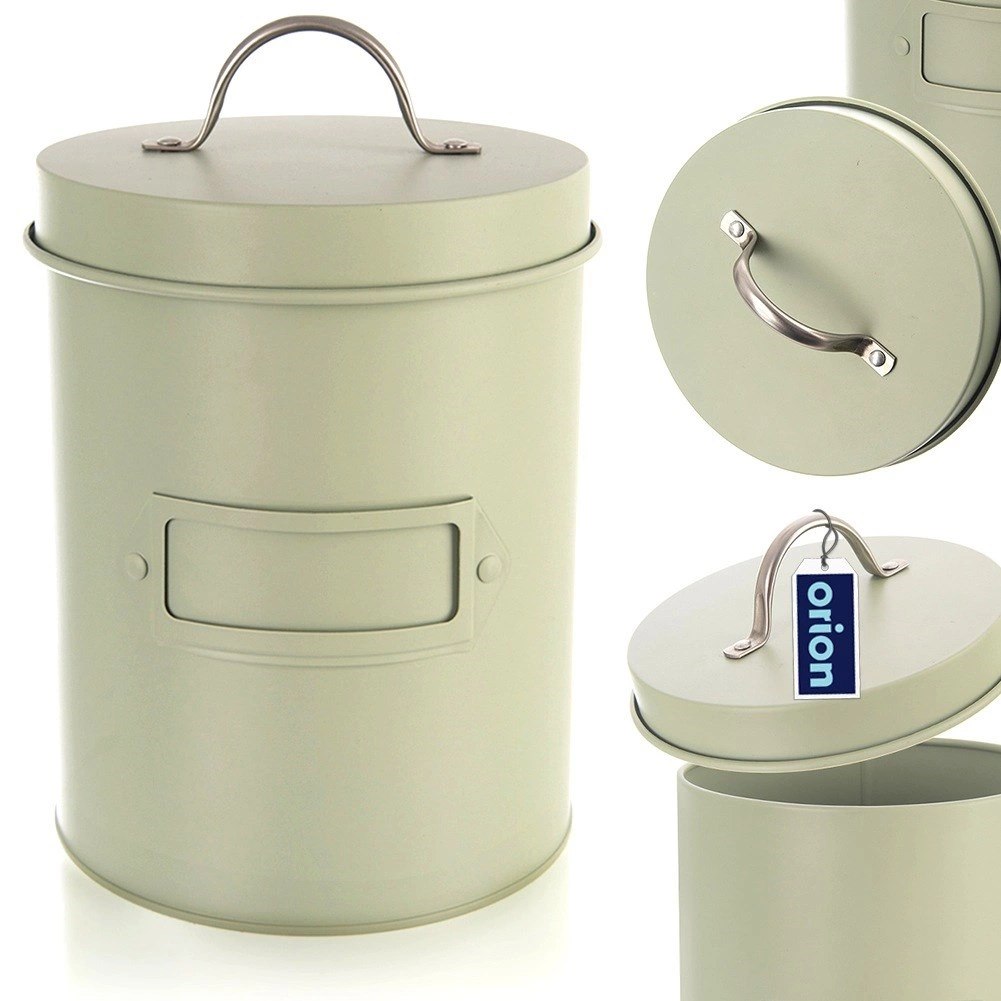 Puszka Pojemnik Metalowy GREENISH 1,3 L 11,5 x 18,5 cm ORION Zielony - obrazek 8