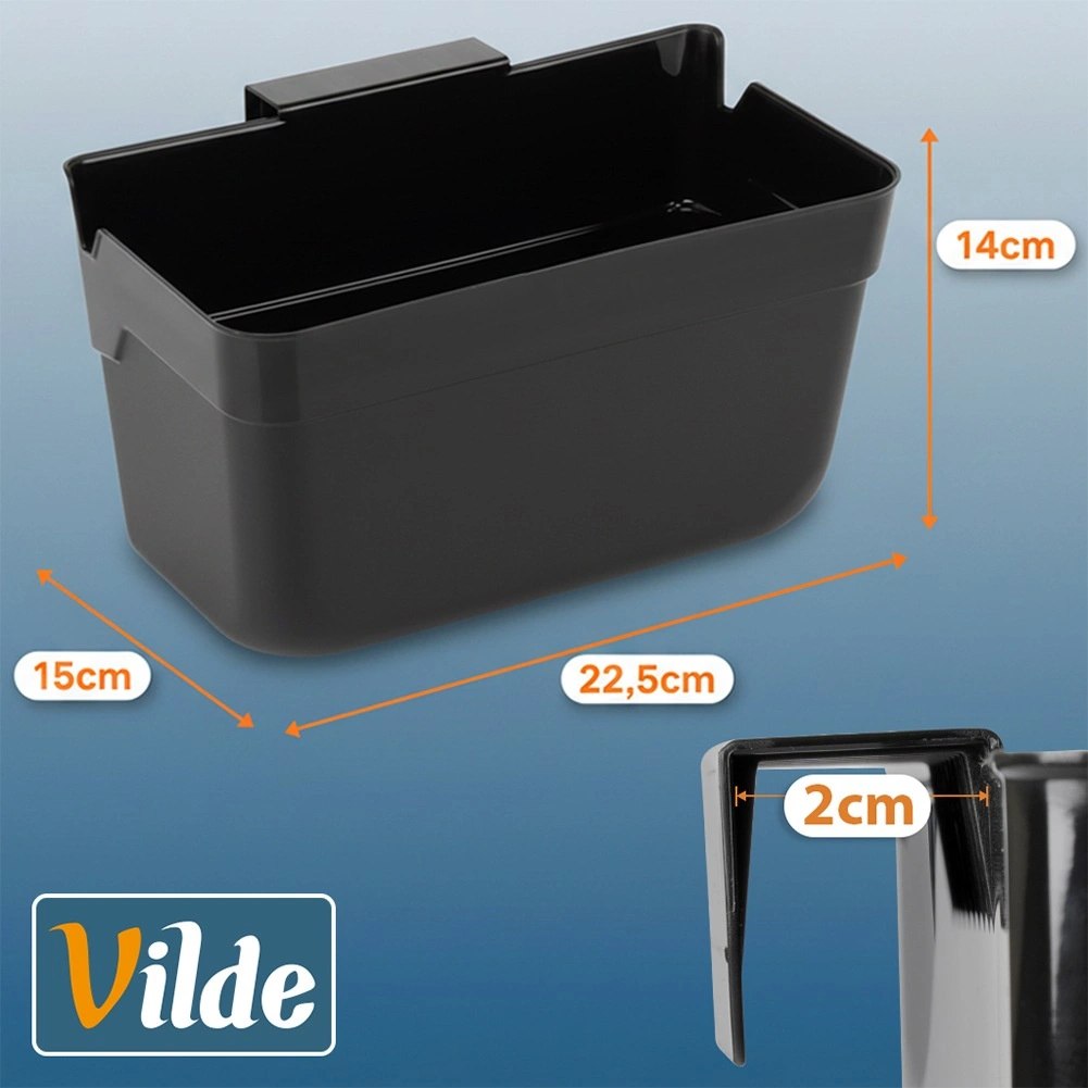 Pojemnik na Obierki Odpady Bio Zawieszany na Drzwi Szafki 2,5 L VILDE - obrazek 5