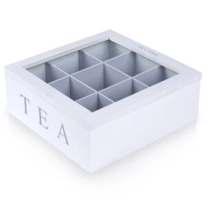 Pojemnik Organizer Szkatułka na Herbatę EXCELLENT HOUSEWARE 22x22x8,5 cm