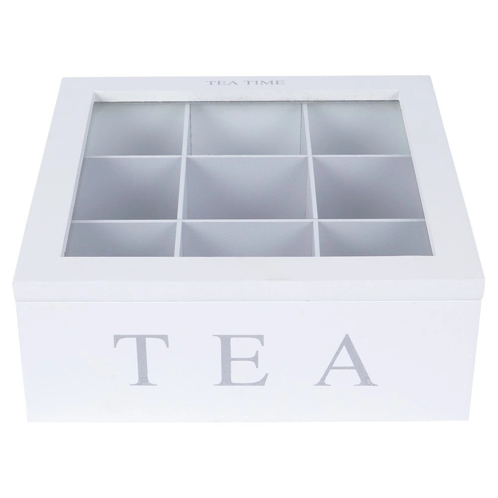 Pojemnik Organizer Szkatułka na Herbatę EXCELLENT HOUSEWARE 22x22x8,5 cm - obrazek 5