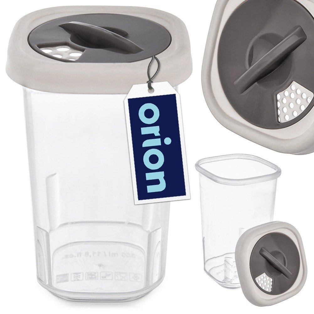 Pojemnik na Przyprawy Sitko Dozownik 320 ml ORION Regulacja 11,5 x 7,2 cm - obrazek 4