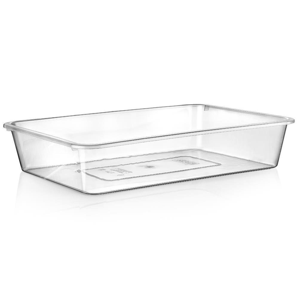 Pojemnik Organizer do Lodówki Duży 10 L 46 x 33 x 9,5 cm HL Przezroczysty - obrazek 2