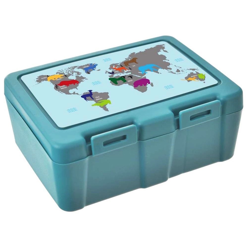Pojemnik Lunchbox Dzielony Zestaw Sztućce 1 L ORION z Klipsami 18 x 14 cm - obrazek 11