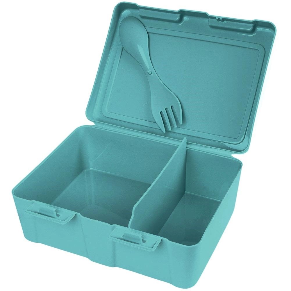 Pojemnik Lunchbox Dzielony Zestaw Sztućce 1 L ORION z Klipsami 18 x 14 cm - obrazek 15
