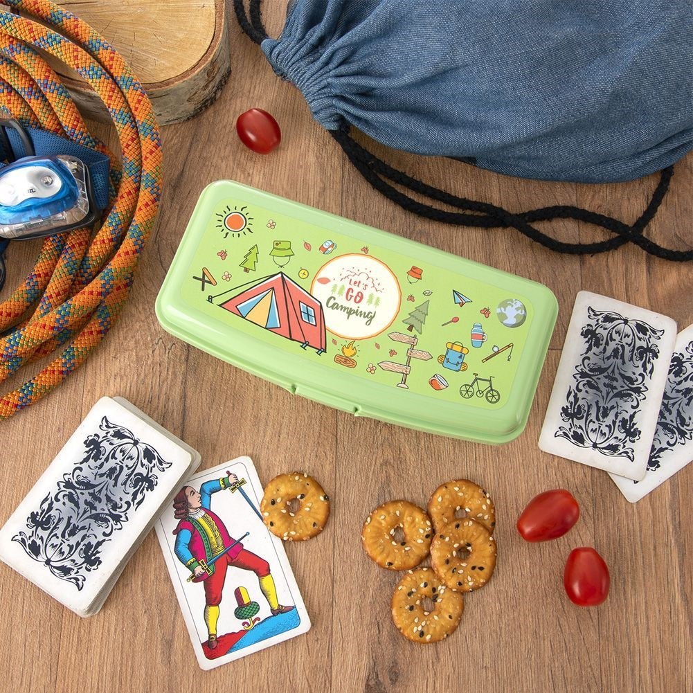 Pojemnik Lunchbox Śniadaniowy 500 ml ORION Zamykany 21 x 9 cm - obrazek 4