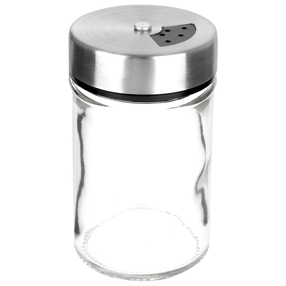 Pojemnik Szklany na Przyprawy Sitko 100 ml ORION Zamykany Otwory 8,5 x 5 cm - obrazek 4
