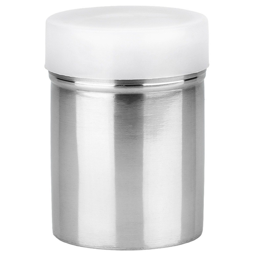 Pojemnik z sitkiem do cukru pudru i cynamonu stalowy 300 ml - obrazek 3