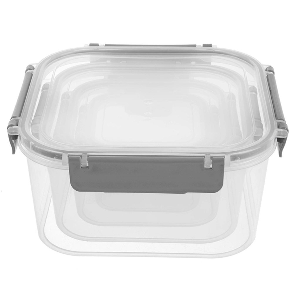 Pojemniki Zestaw 4 szt. Kwadrat Szczelny ORION Zmywarka/Mikrofala 2,9 L - obrazek 5
