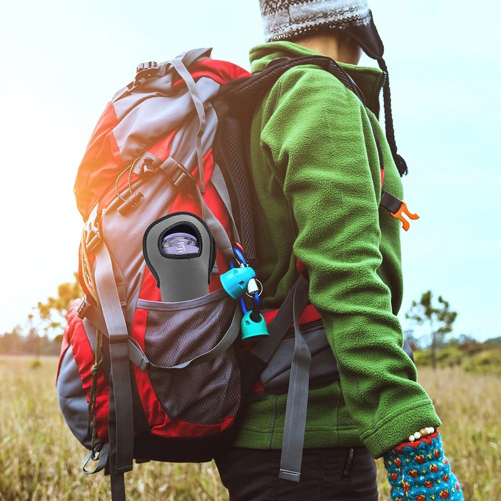 Pokrowiec Termiczny na Butelkę Neopren Szary ORION Uchwyt 38 cm - obrazek 5