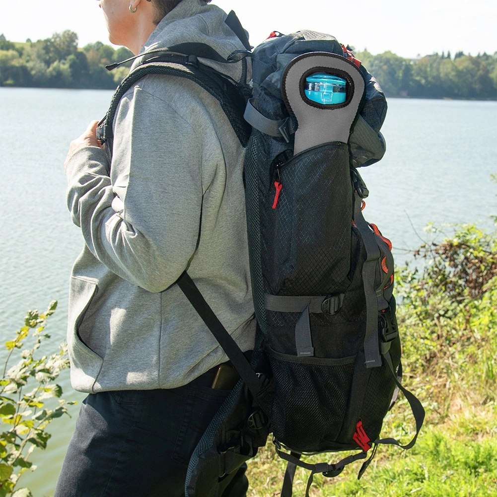 Pokrowiec Termiczny na Butelkę Neopren Szary ORION Uchwyt 38 cm - obrazek 6