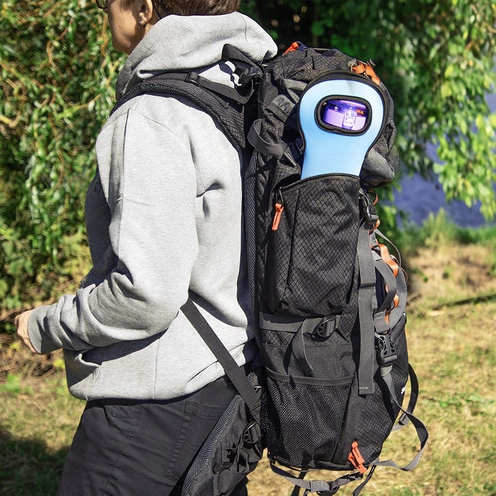 Pokrowiec Termiczny na Butelkę Neopren Niebieski ORION Uchwyt 38 cm - obrazek 5