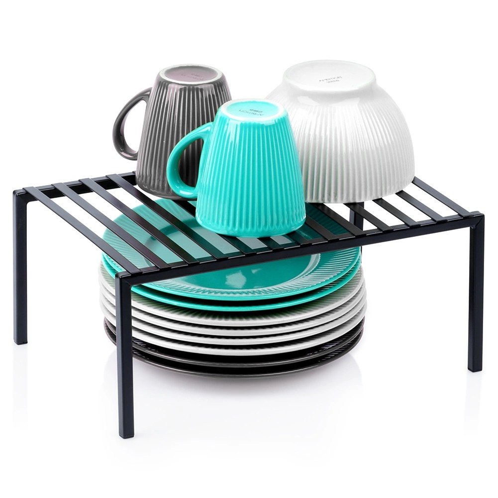 Półka Wkład do Szafki Kuchennej Składana Metal Loft 33 cm Czarna