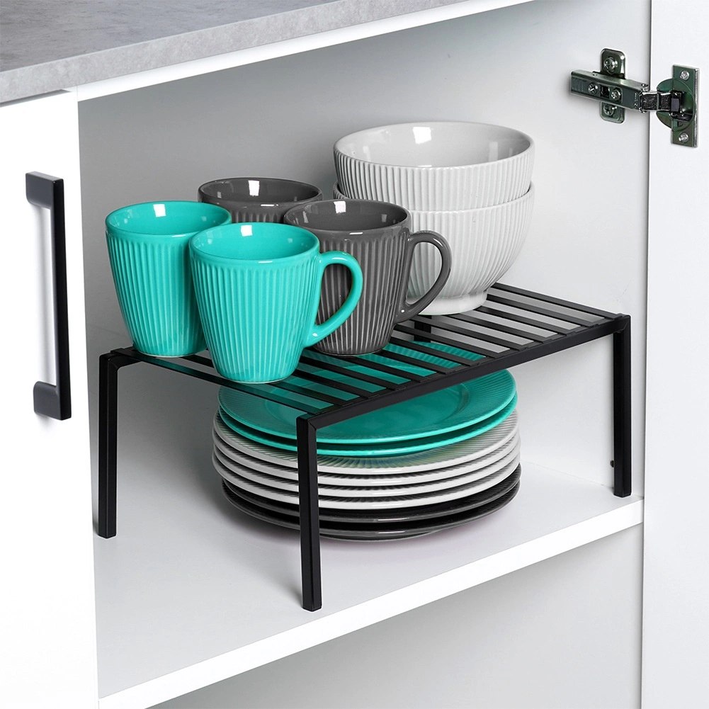 Półka Wkład do Szafki Kuchennej Składana Metal Loft 33 cm Czarna - obrazek 2