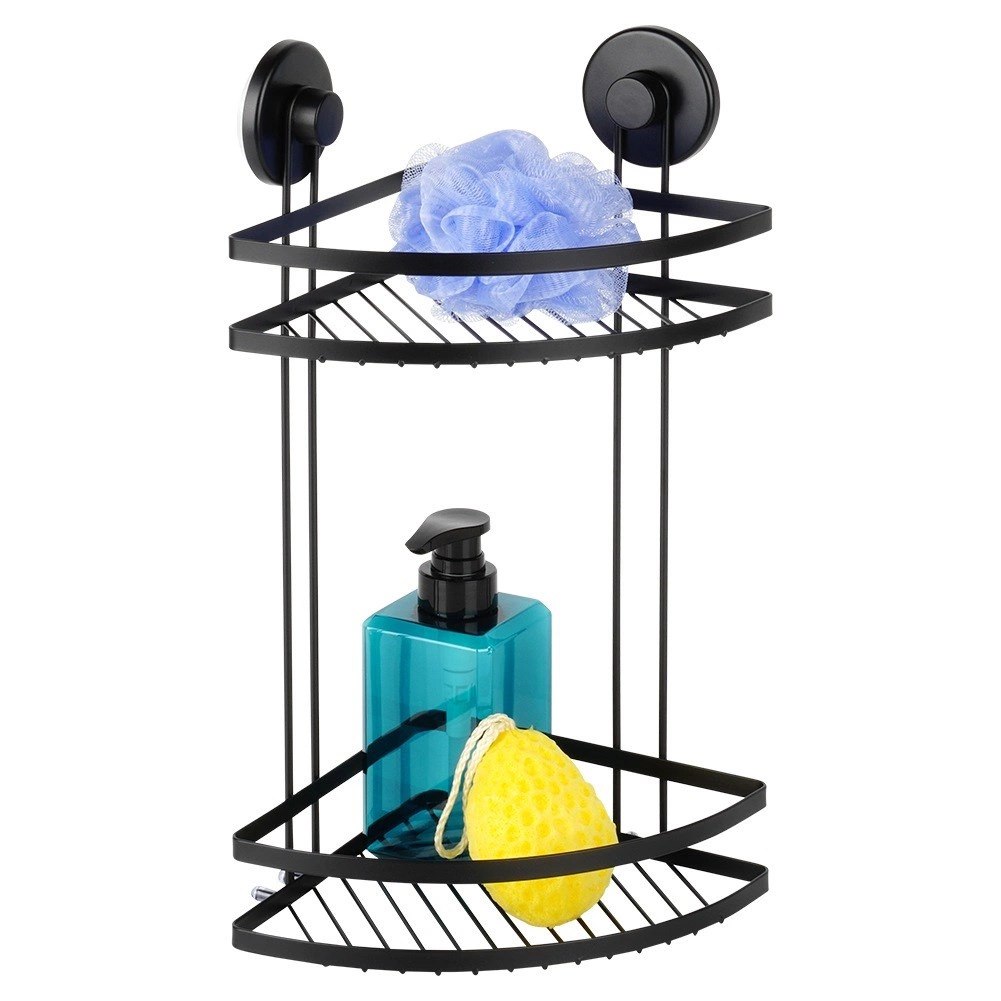 Półka pod Prysznic Prysznicowa Metalowa Narożna BATHROOM SOLUTIONS 38 cm - obrazek 6