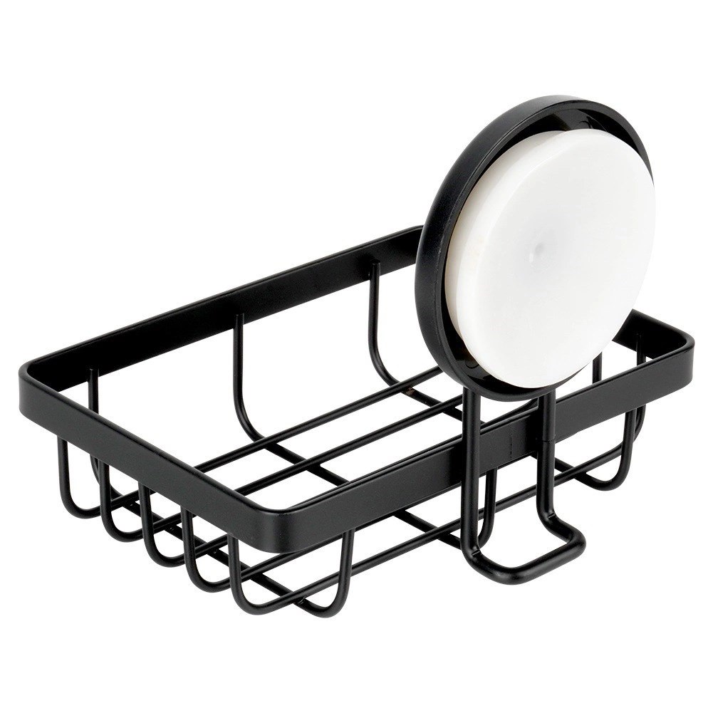 Półka Pod Prysznic Metalowa Mała Czarna na Przyssawkę 135 cm BS - obrazek 4