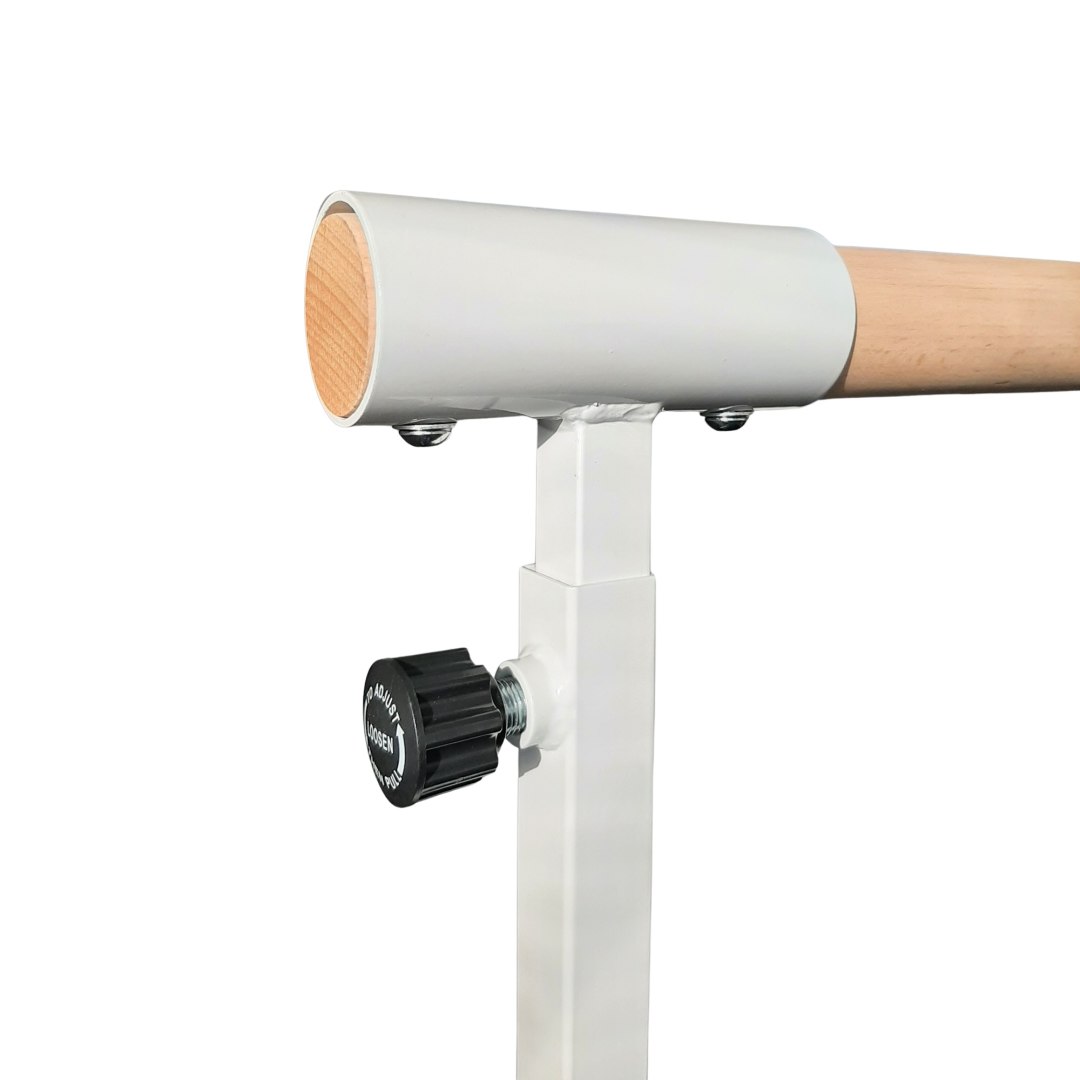 Poręcz Drążek Baletowy Wolnostojący Regulowany Drewniany MASTER 110 cm - obrazek 3