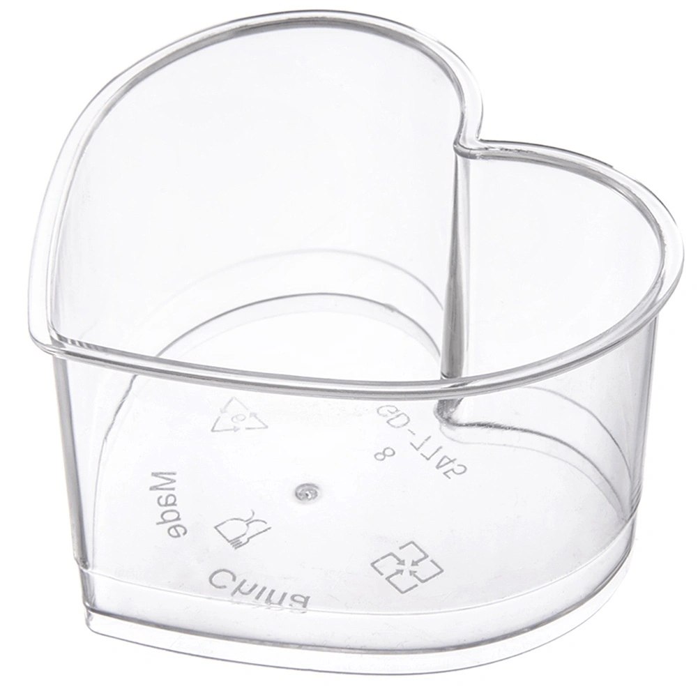 Pucharki Serce z Pokrywkami 130ml Zestaw 4 szt. Finger Food ORION - obrazek 4