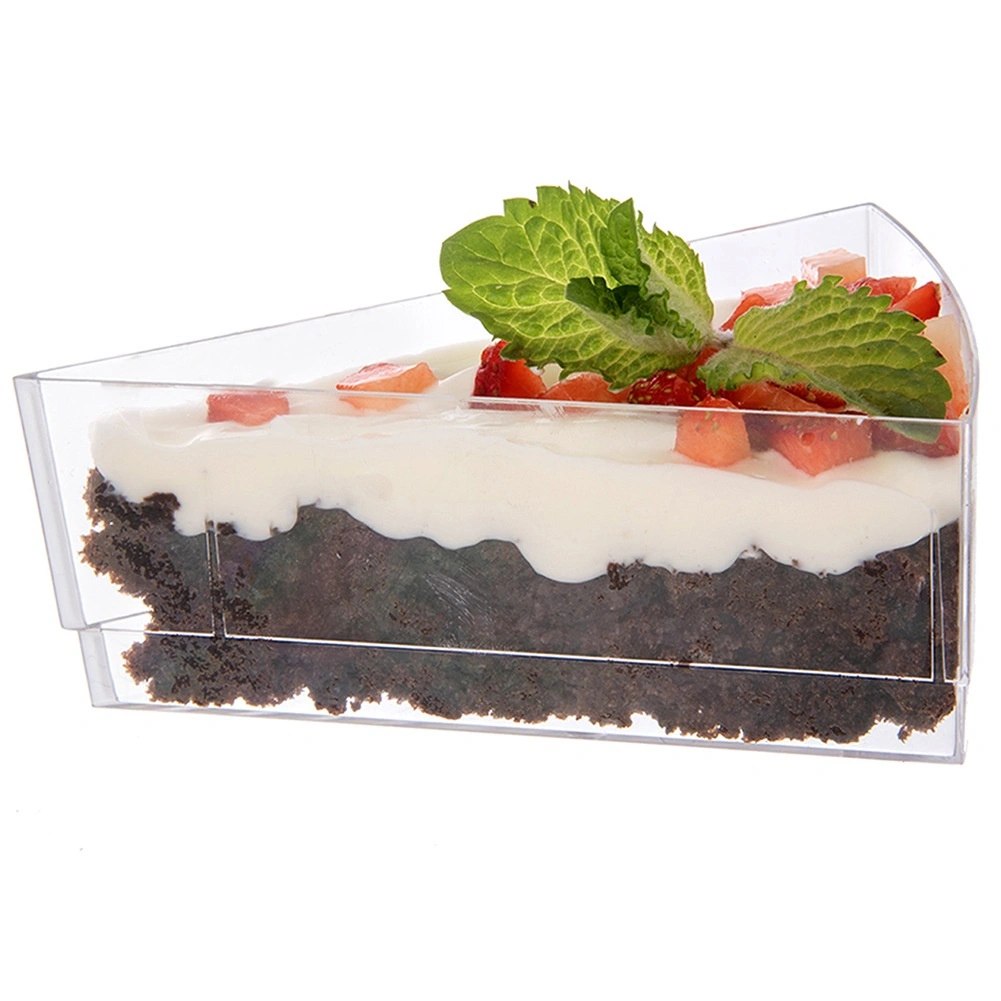 Pucharki Trójkątne 160ml Zestaw 4 szt. do Deserów i Ciast ORION Party - obrazek 4