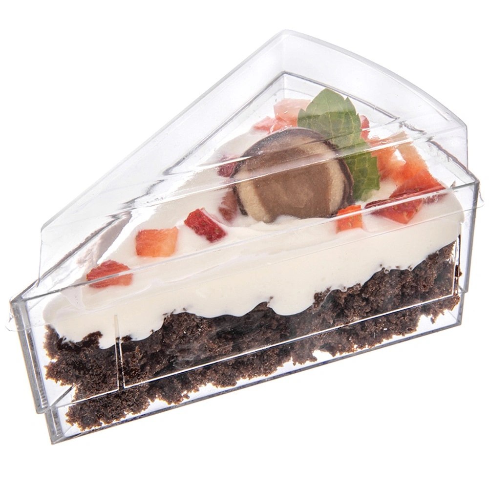 Pucharki Trójkątne z Pokrywkami 160ml Zestaw 4 szt. ORION Finger Food - obrazek 5