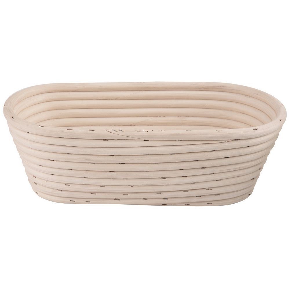 Koszyk do Wyrastania Ciasta na Chleb Rattanowy Solidny ORION 26 x 13 x 9 cm