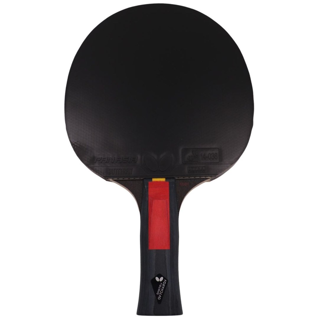 Rakietka do Tenisa Stołowego BUTTERFLY Ovtcharov Ruby - obrazek 3