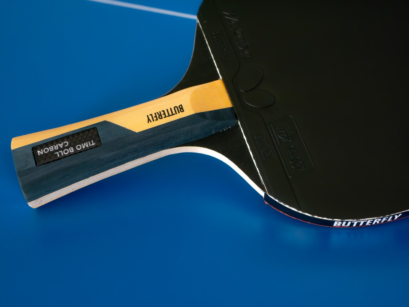 Rakietka do Tenisa Stołowego BUTTERFLY Timo Boll Carbon - obrazek 6