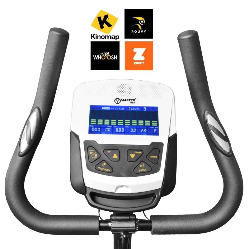 Rower Poziomy Magnetyczny Magnetyczno-Elektryczny MASTER R50 Ergometr - obrazek 3