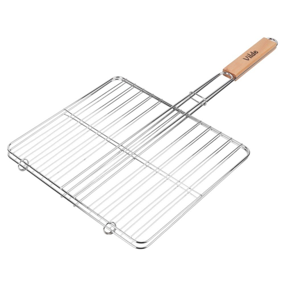 Ruszt do grillowania metalowy 33x29 cm - obrazek 4