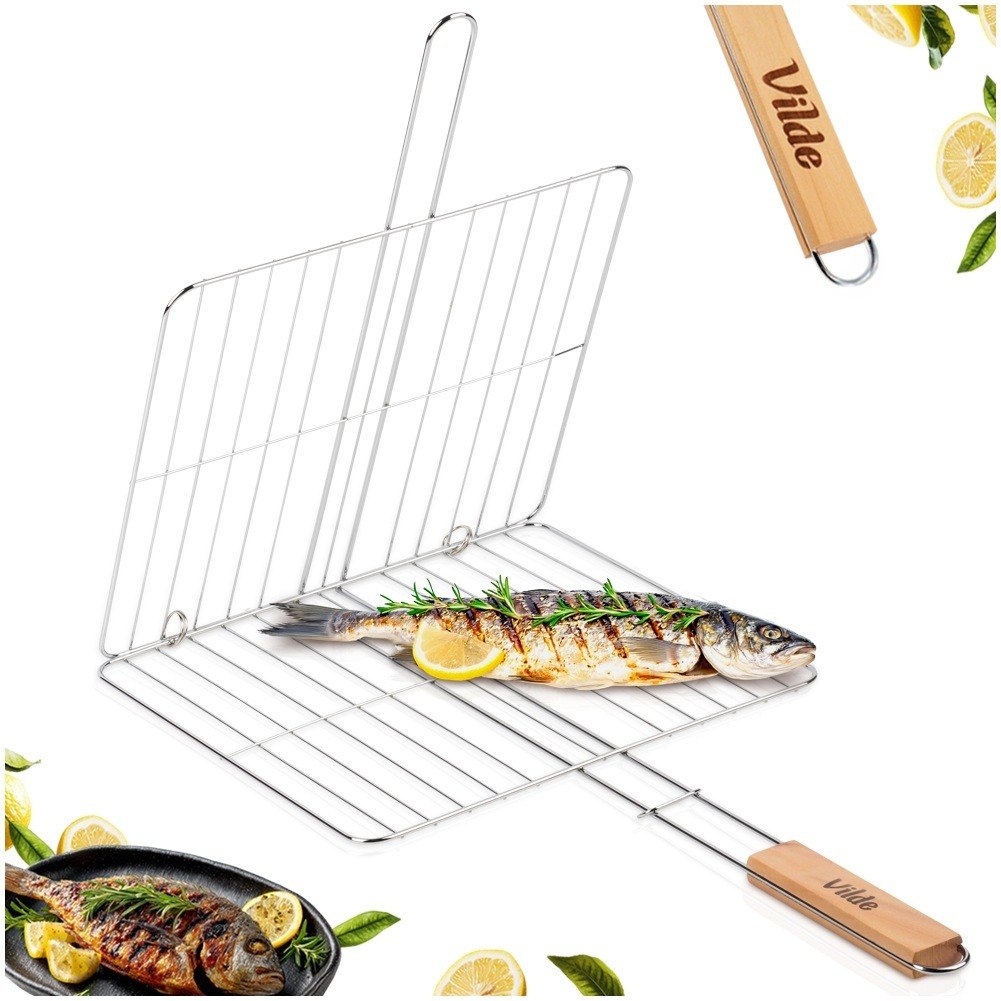 Ruszt do grillowania metalowy 33x29 cm - obrazek 7
