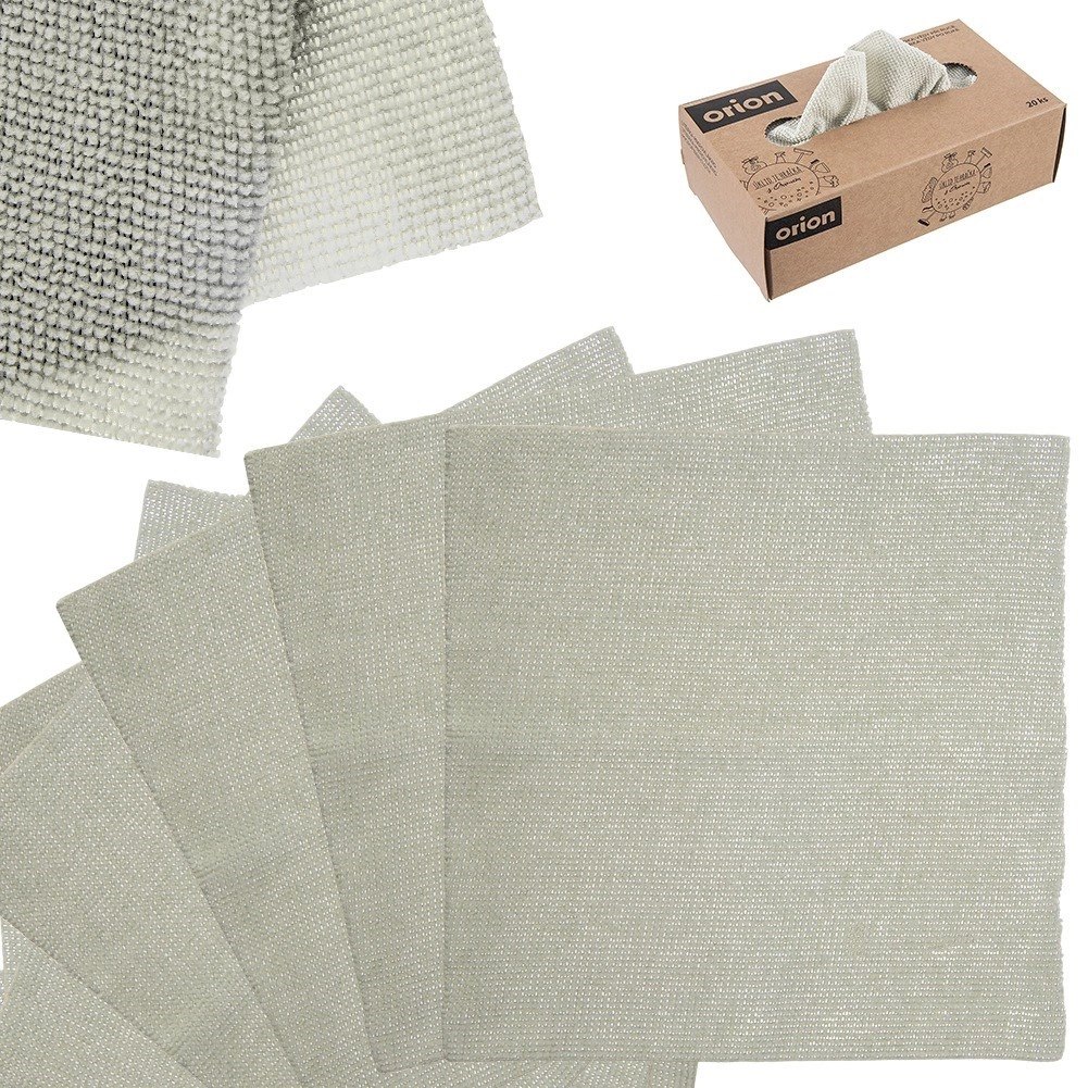 Ścierki Kuchenne Mikrofibra 20 szt. 20 x 20cm ORION Pudełko bez Detergentów - obrazek 6