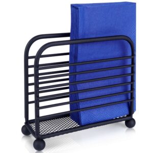 Serwetnik Metalowy Loft Czarny Industrialny 11,5 x 10 cm VILDE