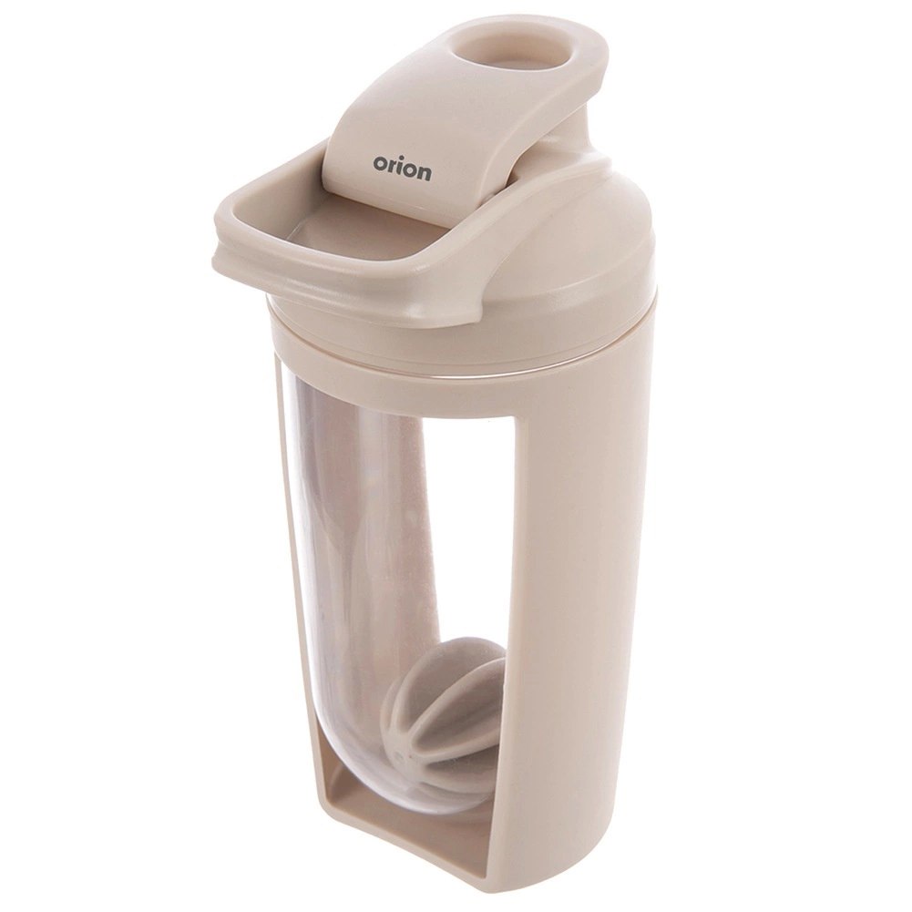 Shaker Treningowy z Kulą Tritan Szczelny 700 ml Beżowy ORION - obrazek 6