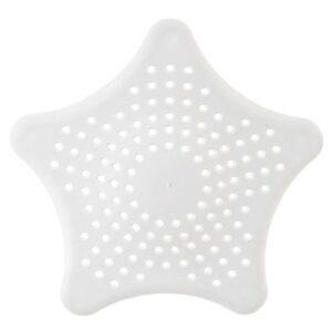 Sitko do Zlewu Gwiazda Białe z Przyssawkami Duże 16 cm Łazienka ORION