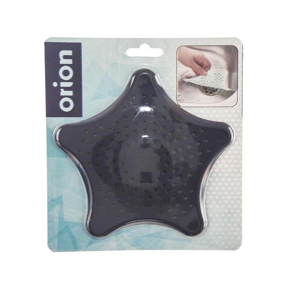 Sitko do Zlewu Gwiazda Szare z Przyssawkami Duże 16 cm Łazienka ORION - obrazek 4