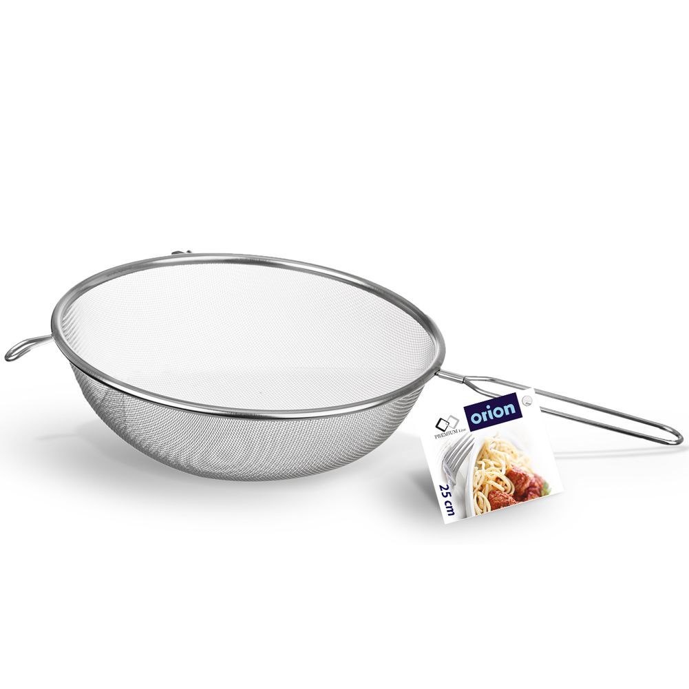 Sitko Kuchenne Duże Stal Nierdzewna do Mąki Makaronu 25 cm ORION - obrazek 4