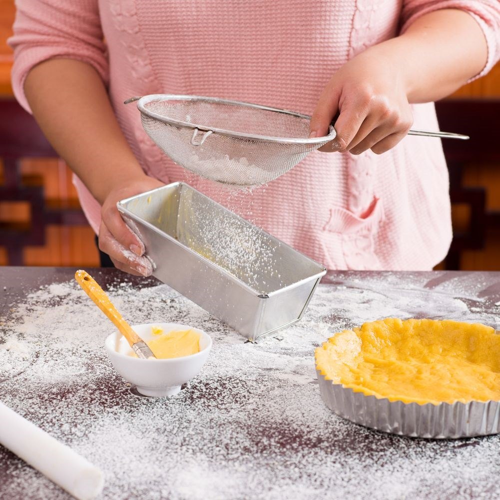 Sitko Kuchenne Duże Stal Nierdzewna do Mąki Makaronu 25 cm ORION - obrazek 5