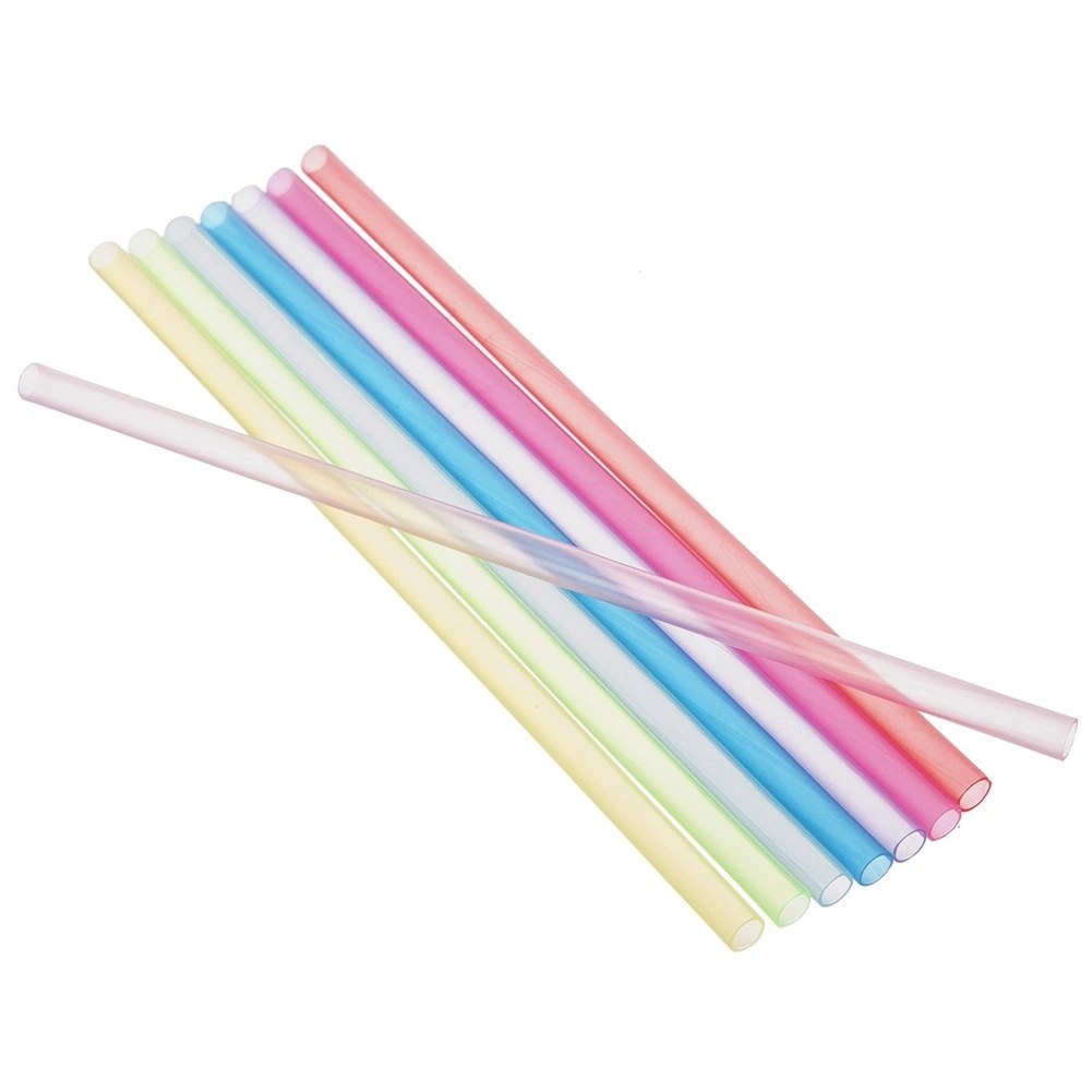 Słomki do Napojów Kolorowe Zestaw 50 szt. Wielorazowe 22 cm ORION - obrazek 4