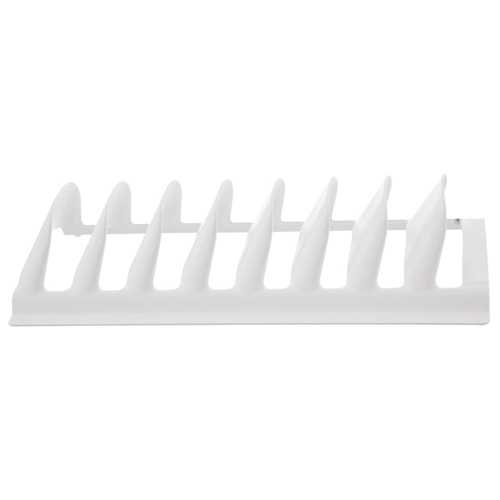 Stojak na Pokrywki Talerze Biały Organizer Szafka 8 szt. 29,5 cm ORION - obrazek 3
