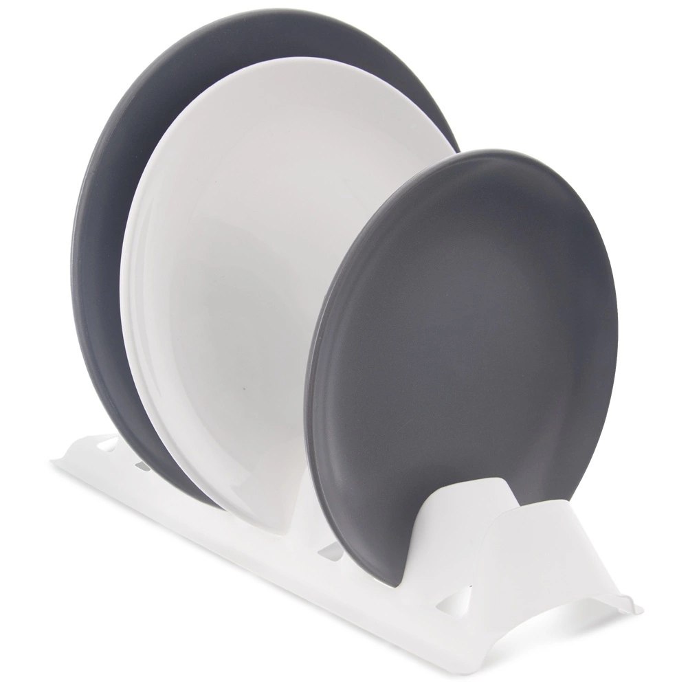 Stojak na Pokrywki Talerze Biały Organizer Szafka 8 szt. 29,5 cm ORION - obrazek 5